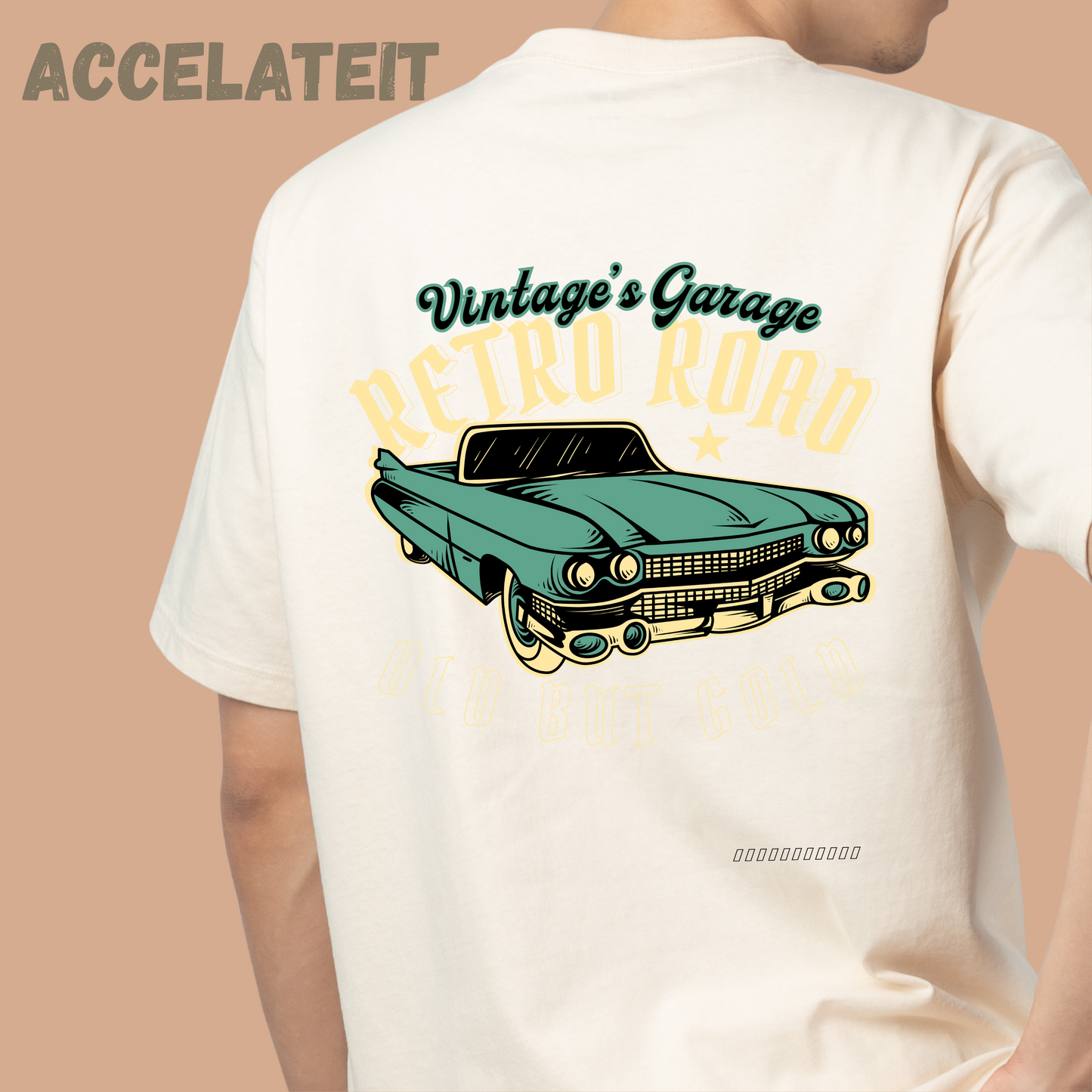 Retro Road โ Old But Gold Oversized Tee๐