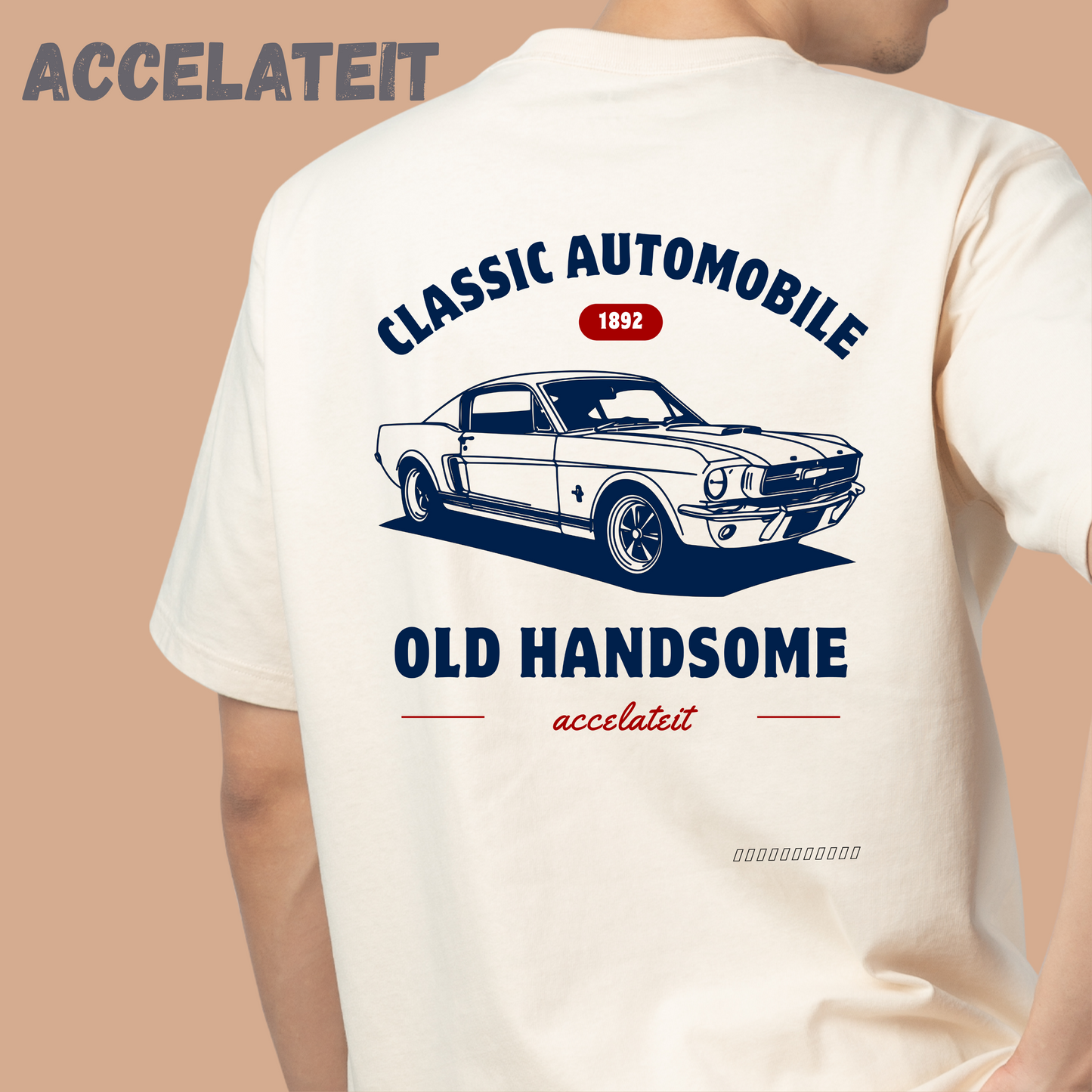 Classic Automobile – Old Handsome Oversized Tee 🚘
