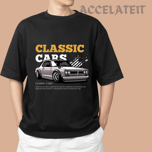 Classic Cars Graphic T-Shirt – Where Retro Power Meets Modern Style🚗