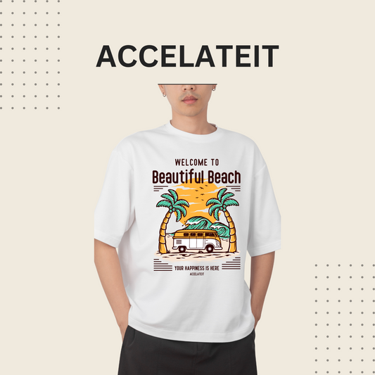 Escape to Paradise Oversized Tee🌅