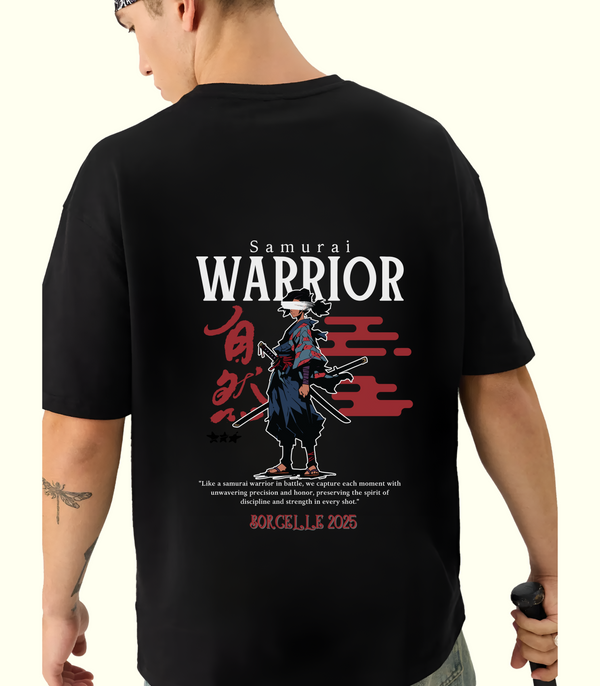 Samurai Warrior Oversized Tee ⚔️🖤