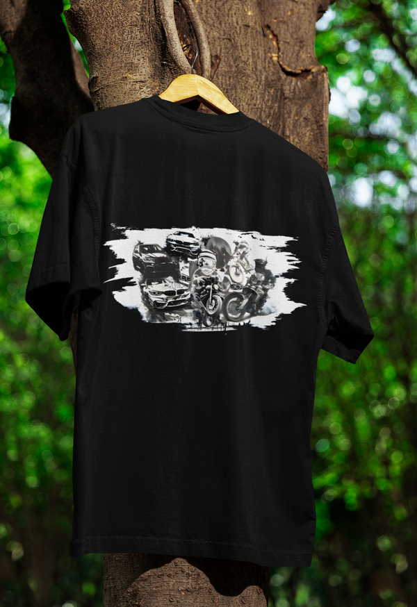 Motor Sketch Classic Crew Tee 🛠️🖤